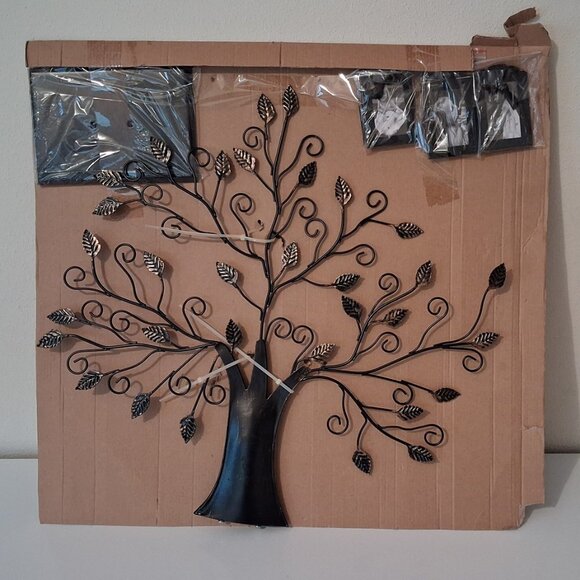 Family Tree Photo Ornament Display by Cole with 6 Photo Frames NEW - Picture 1 of 9